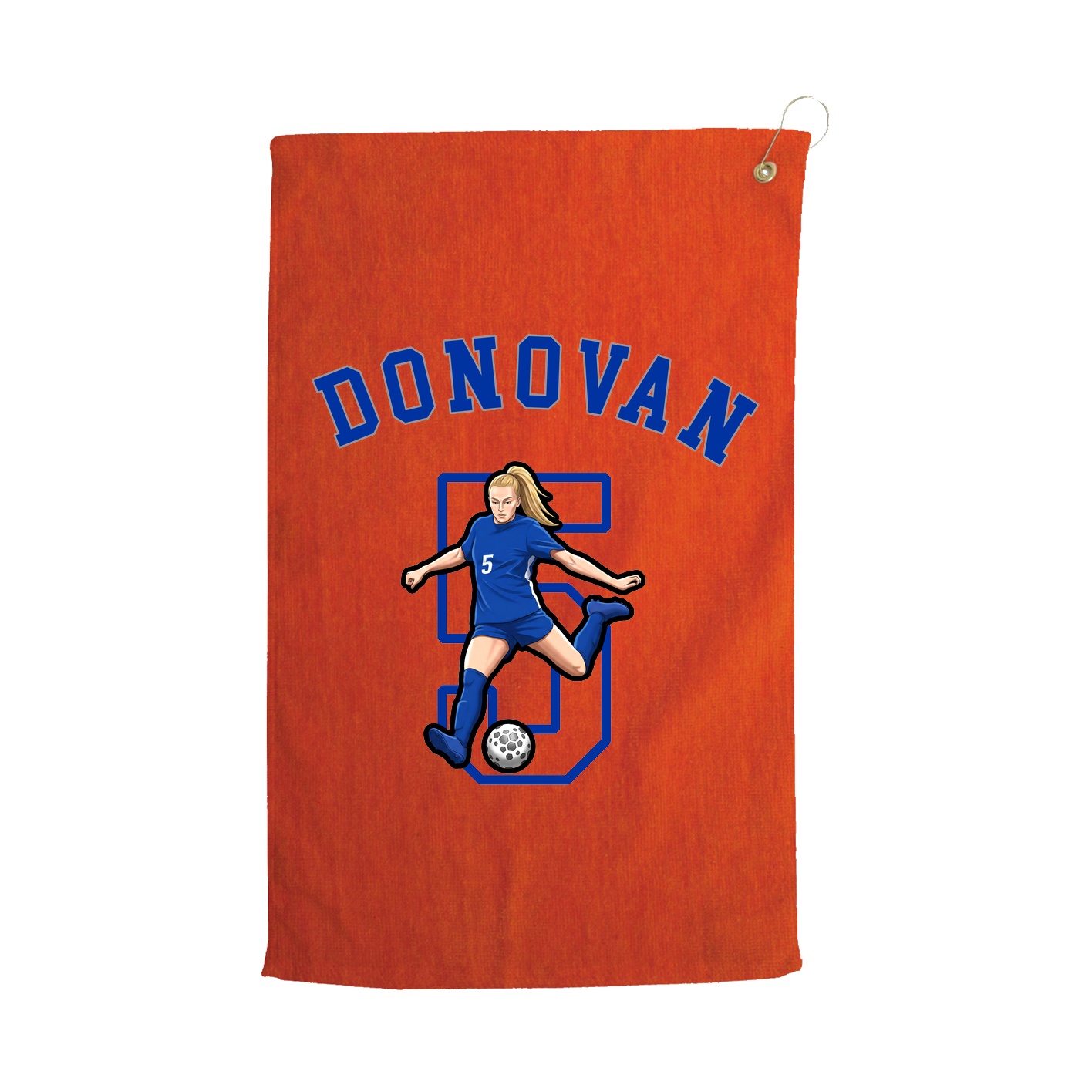 Golf Towel — Shirsey Arch in Orange