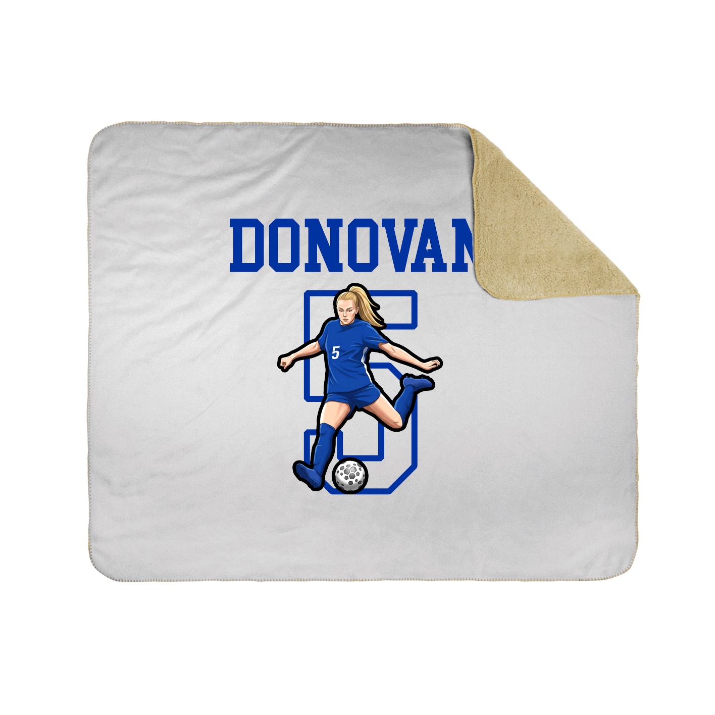 Throw Blanket — Shirsey in White