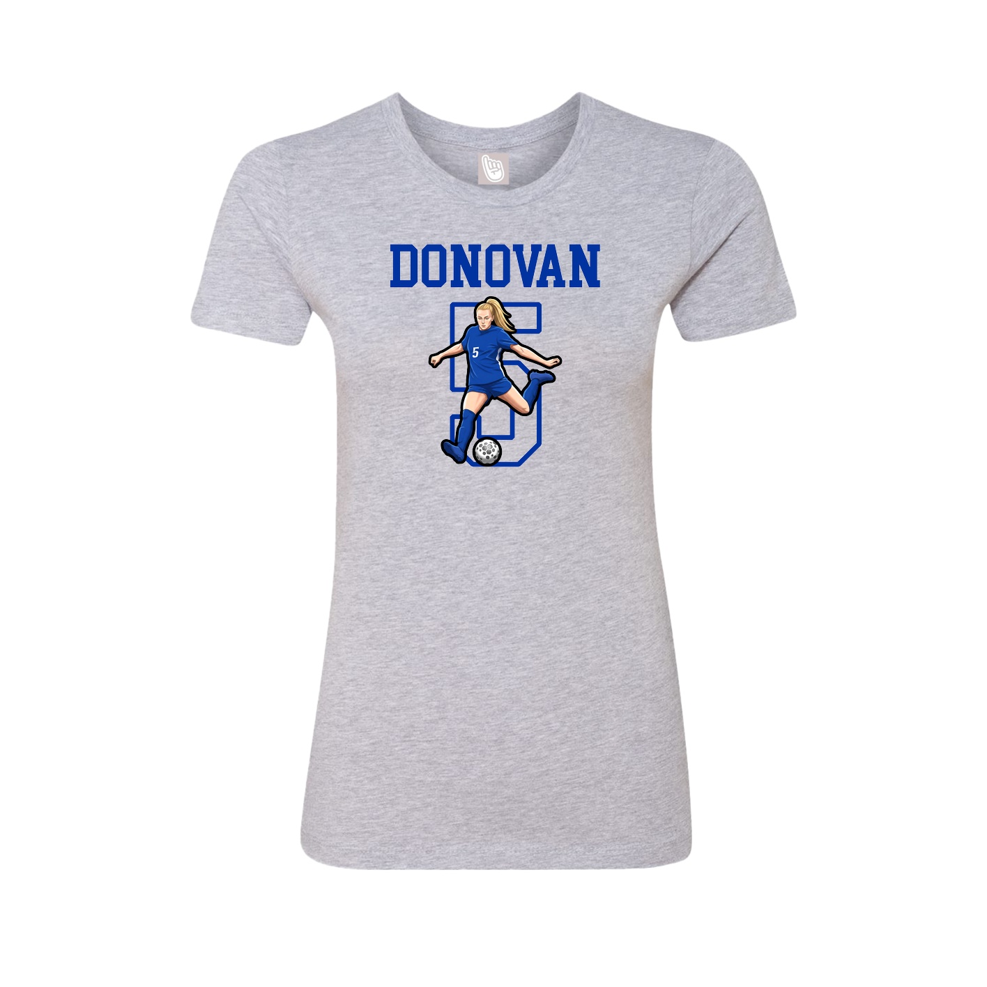 Fitted Women's Tee — Shirsey in Grey