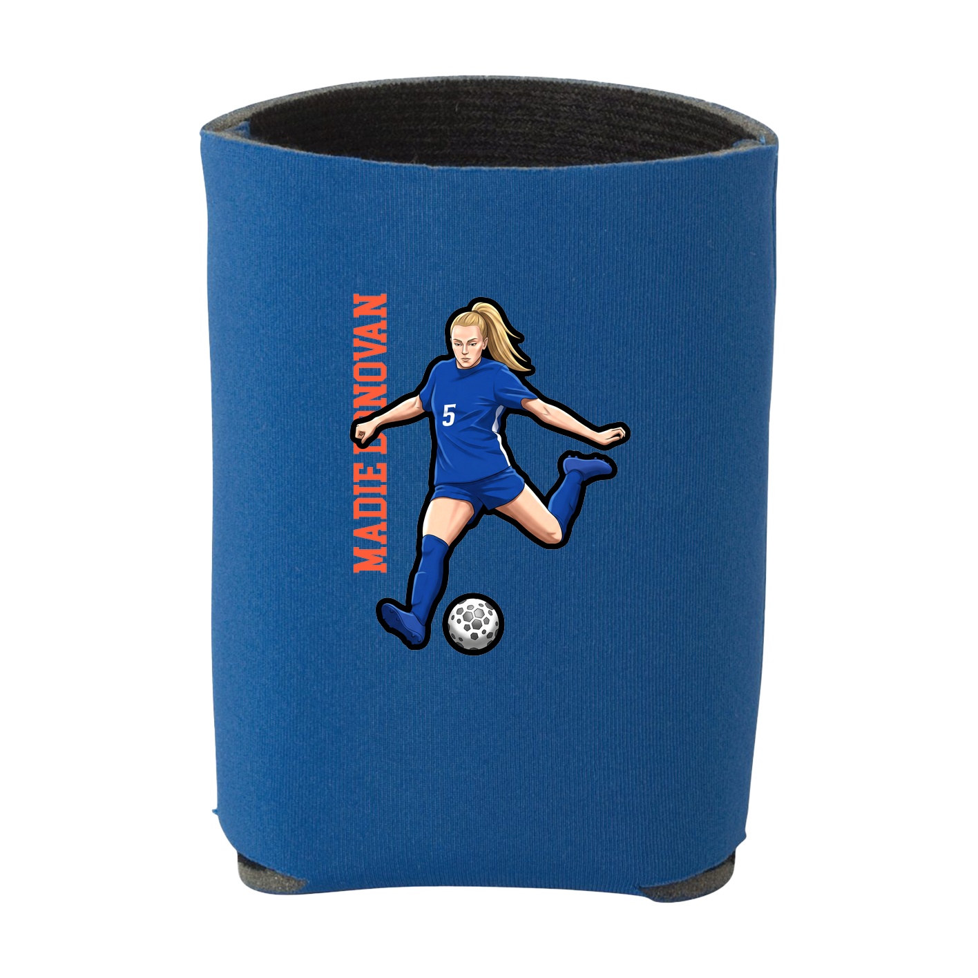Can Holder — Name Vertical in Royal