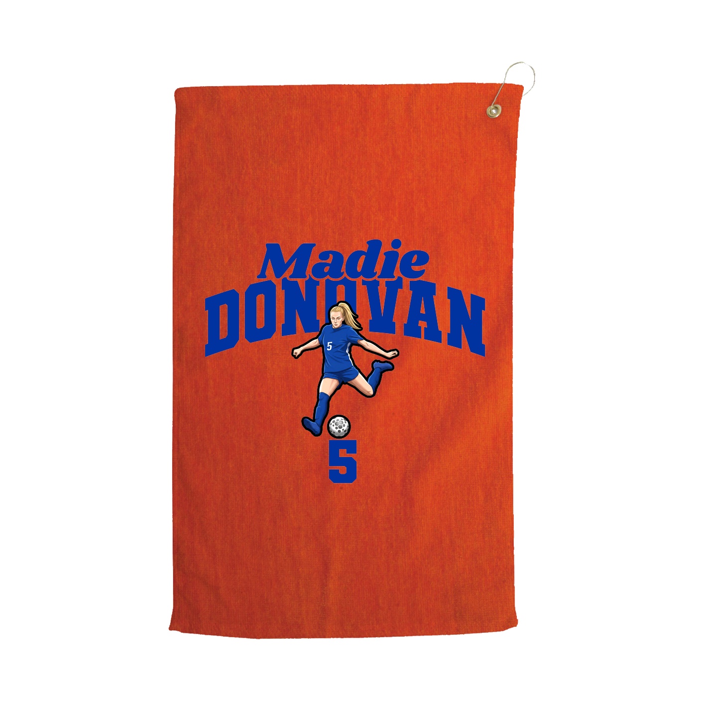 Golf Towel — Signature Arch in Orange