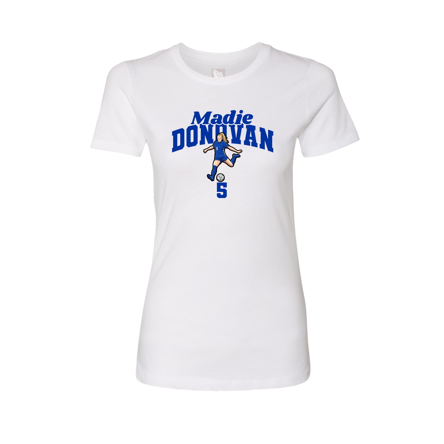 Womens Tee — Signature Arch in White