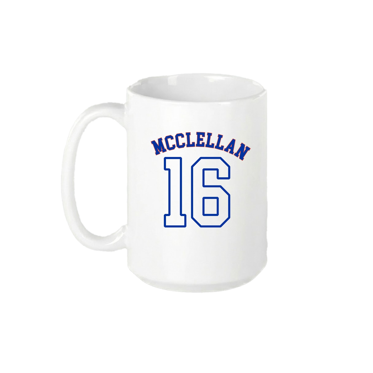 15oz Coffee Mug — Shirsey Arch in White