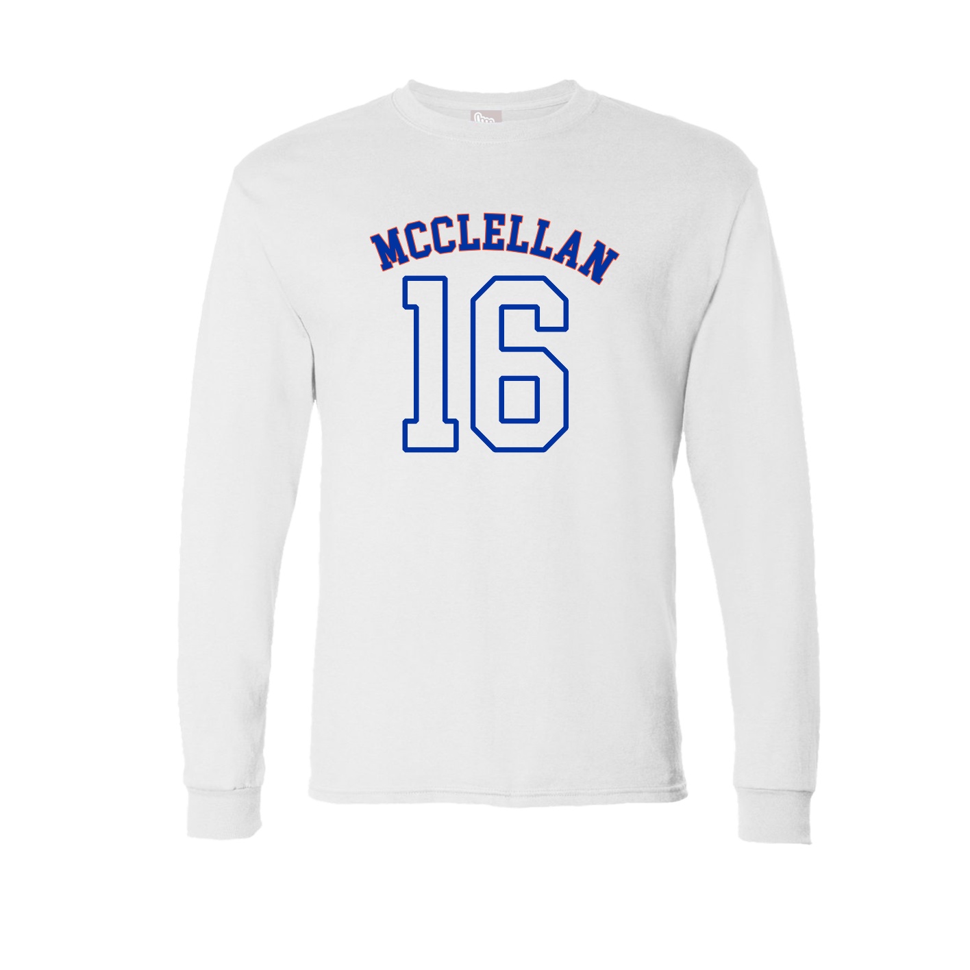 Long Sleeve Tee — Shirsey Arch in White
