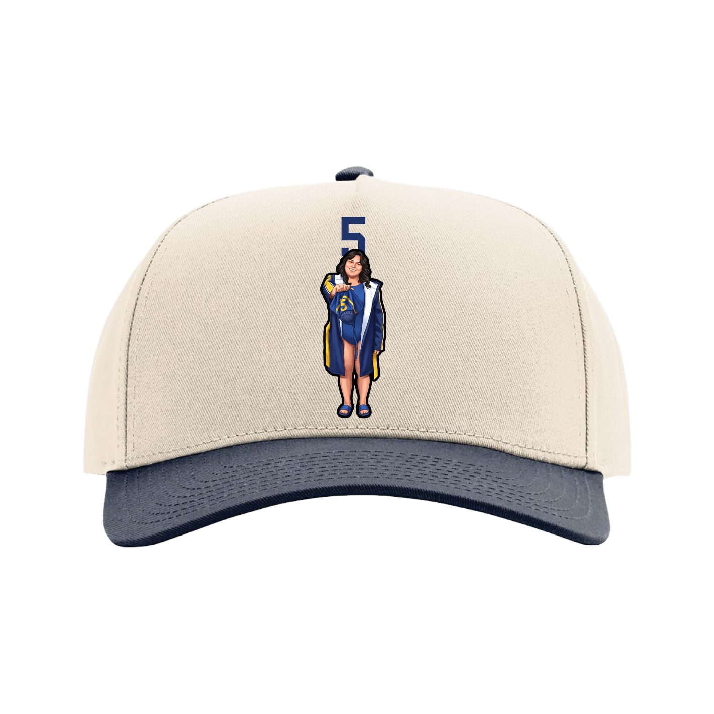 Full Fabric Five-Panel Champ Cap