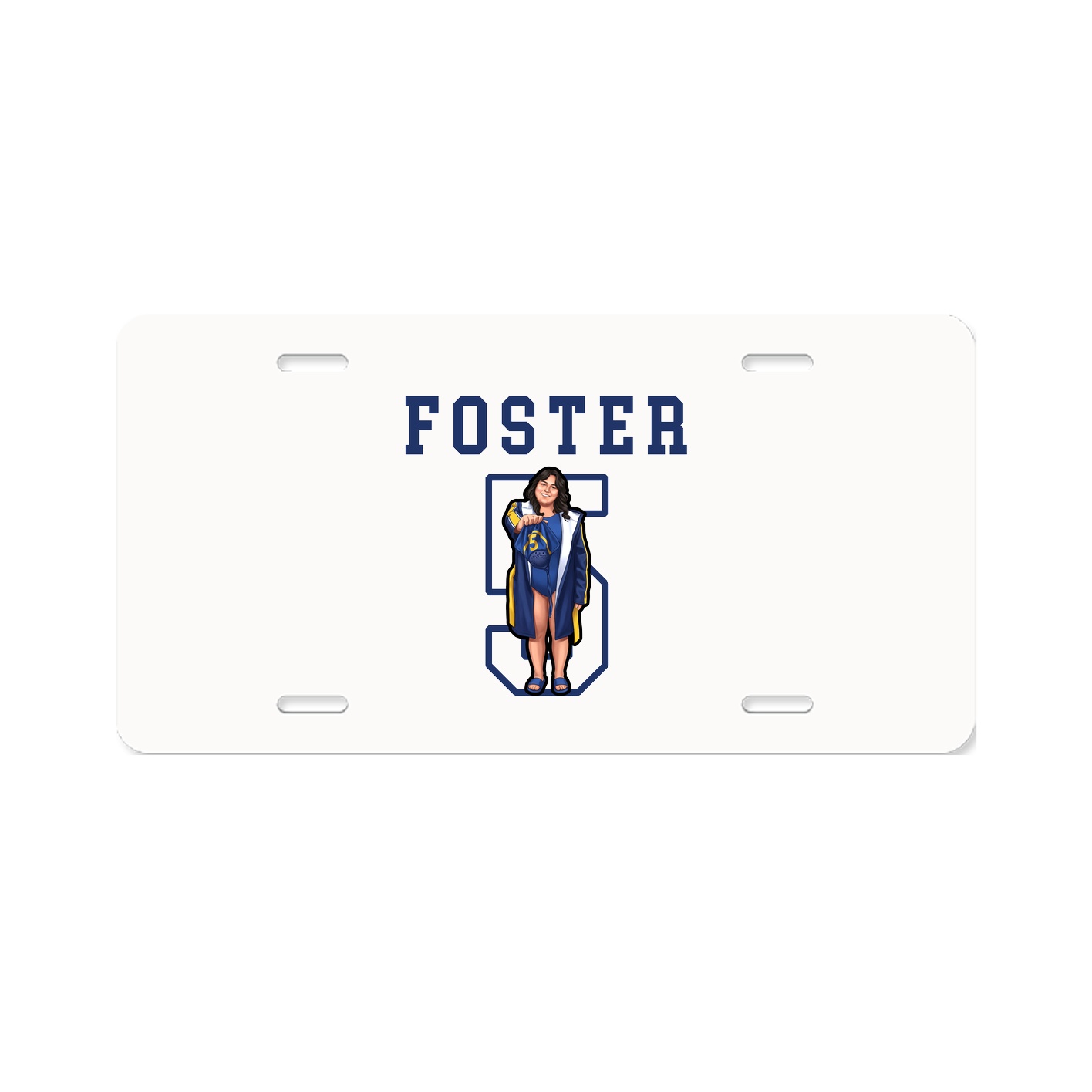 License Plate — Shirsey in Classic