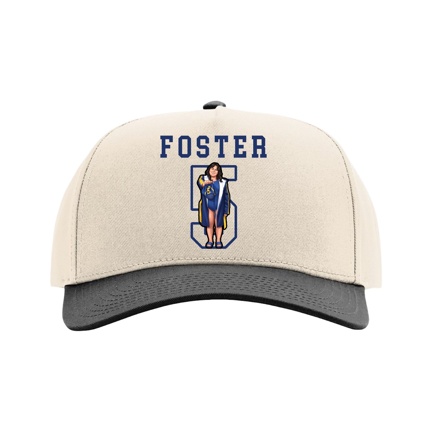 Full Fabric Five-Panel Champ Cap