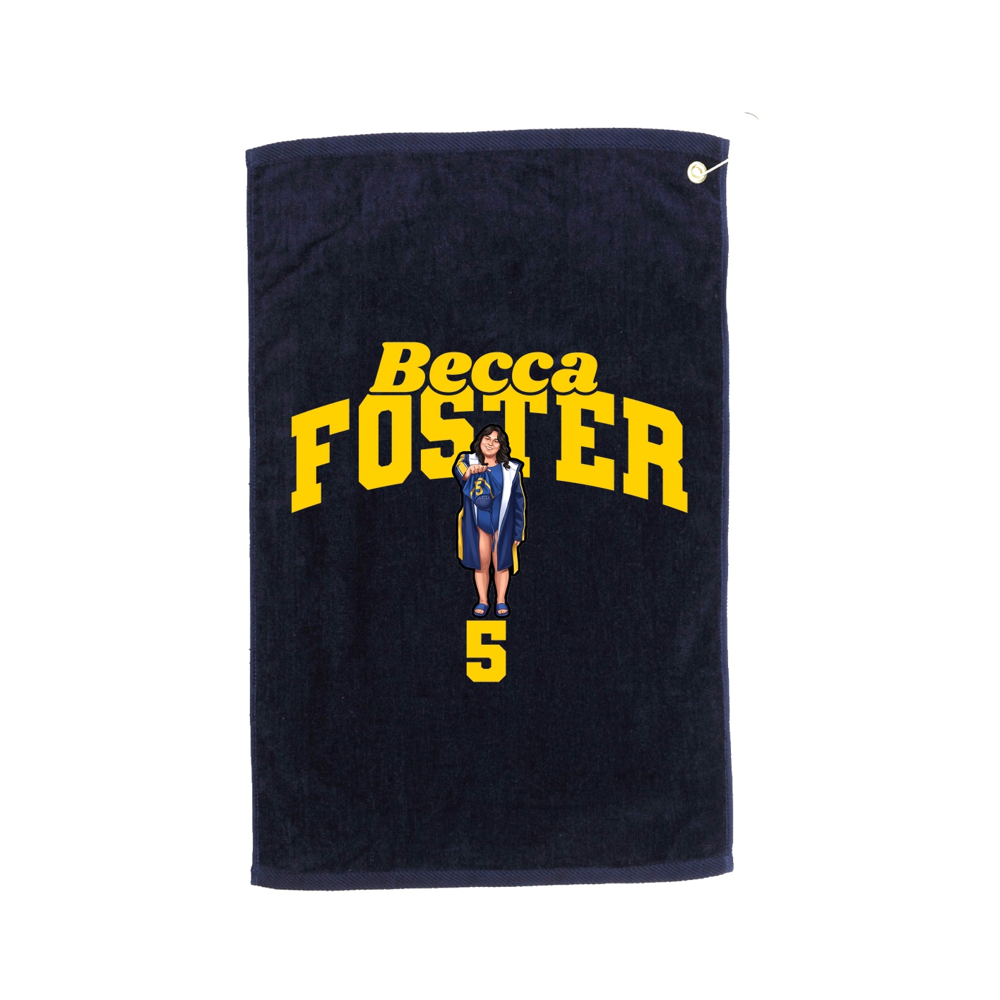 Golf Towel — Signature Arch in Navy