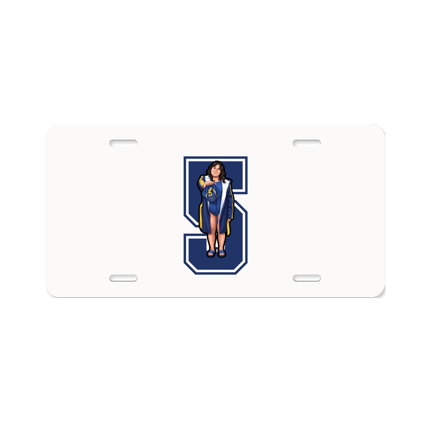License Plate — Number in Classic