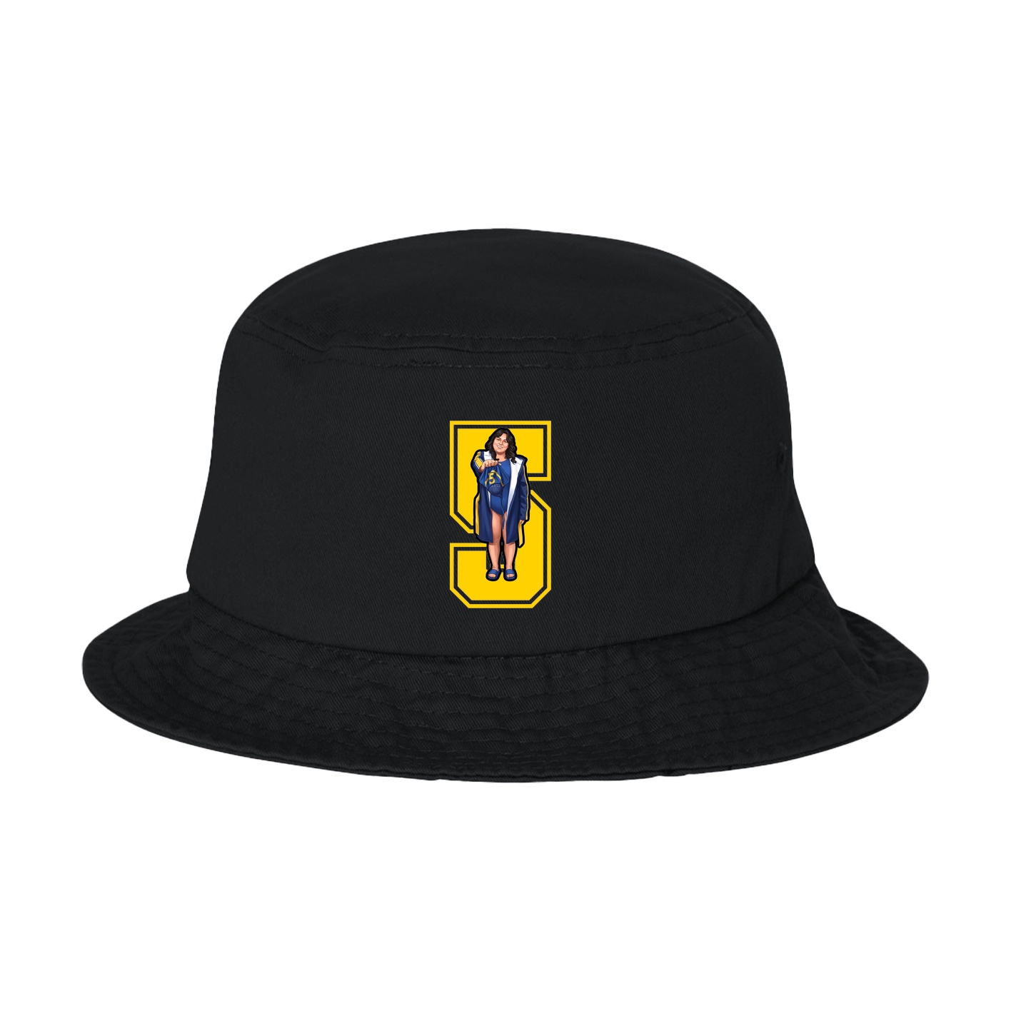 Bucket Cap — Number in Black