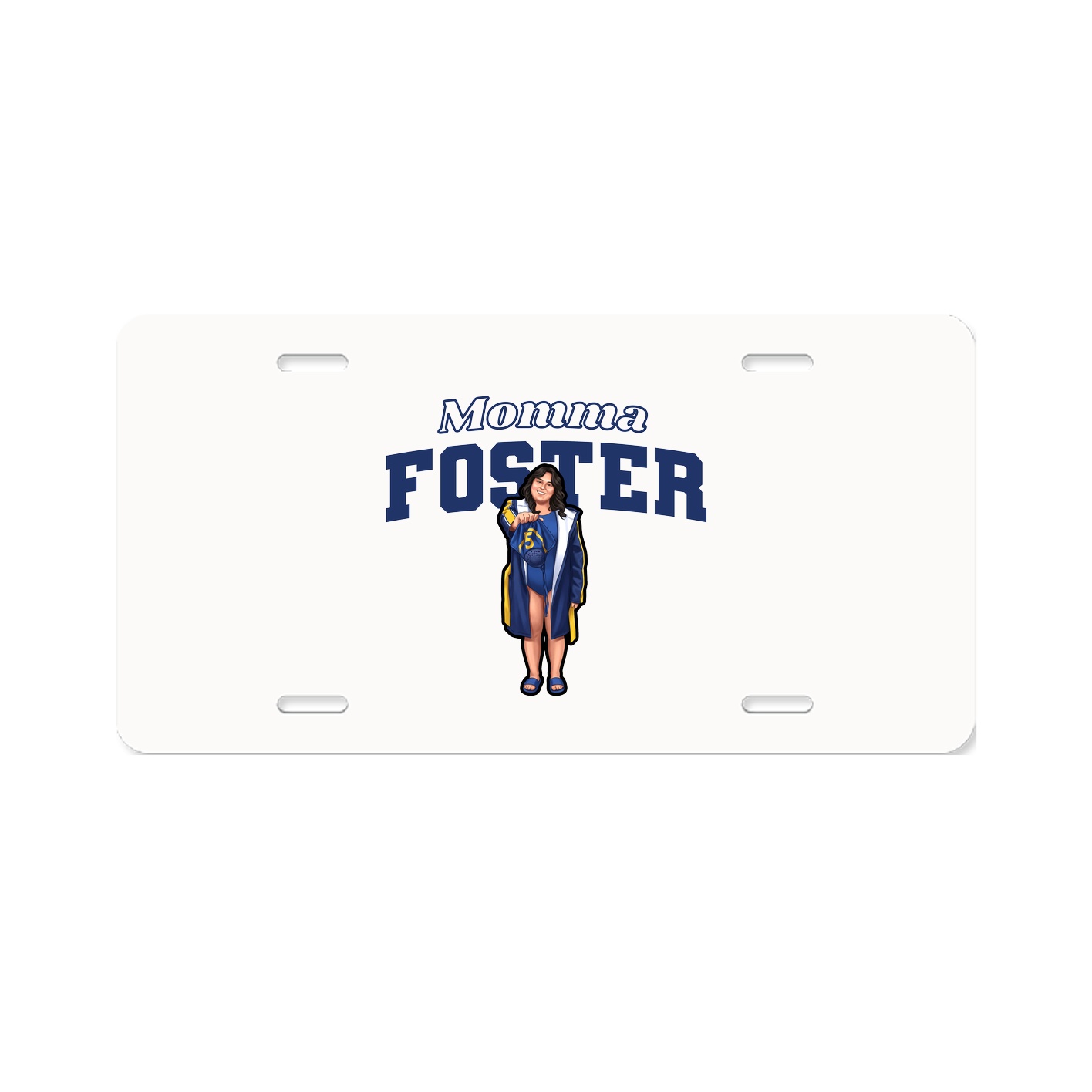 License Plate — Mothers Day Block in Classic