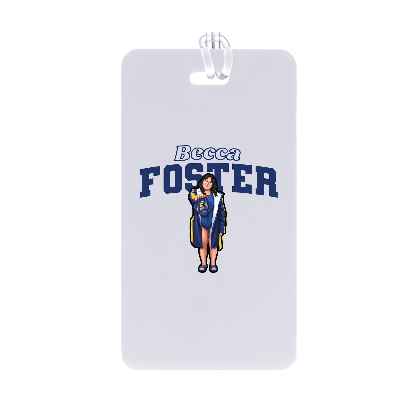 Bag Tag — Name Arch in Classic