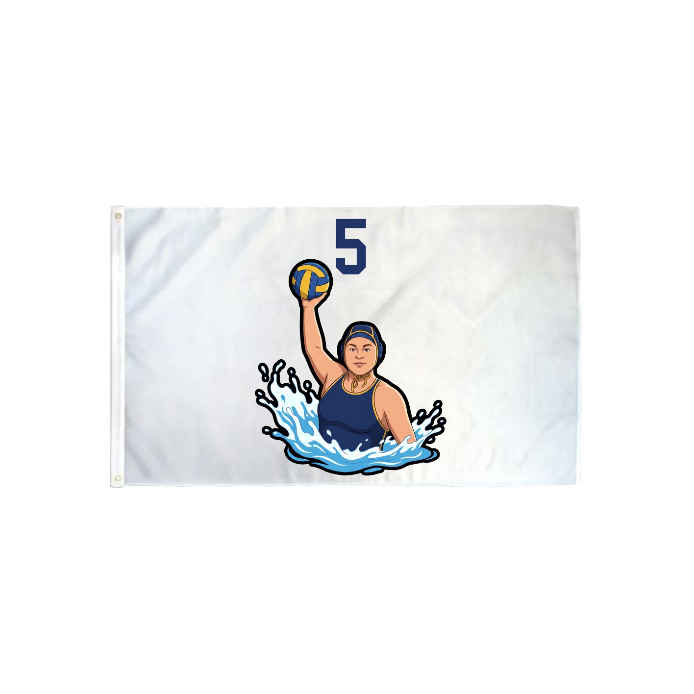 3x5 Flag — Number Top in Classic