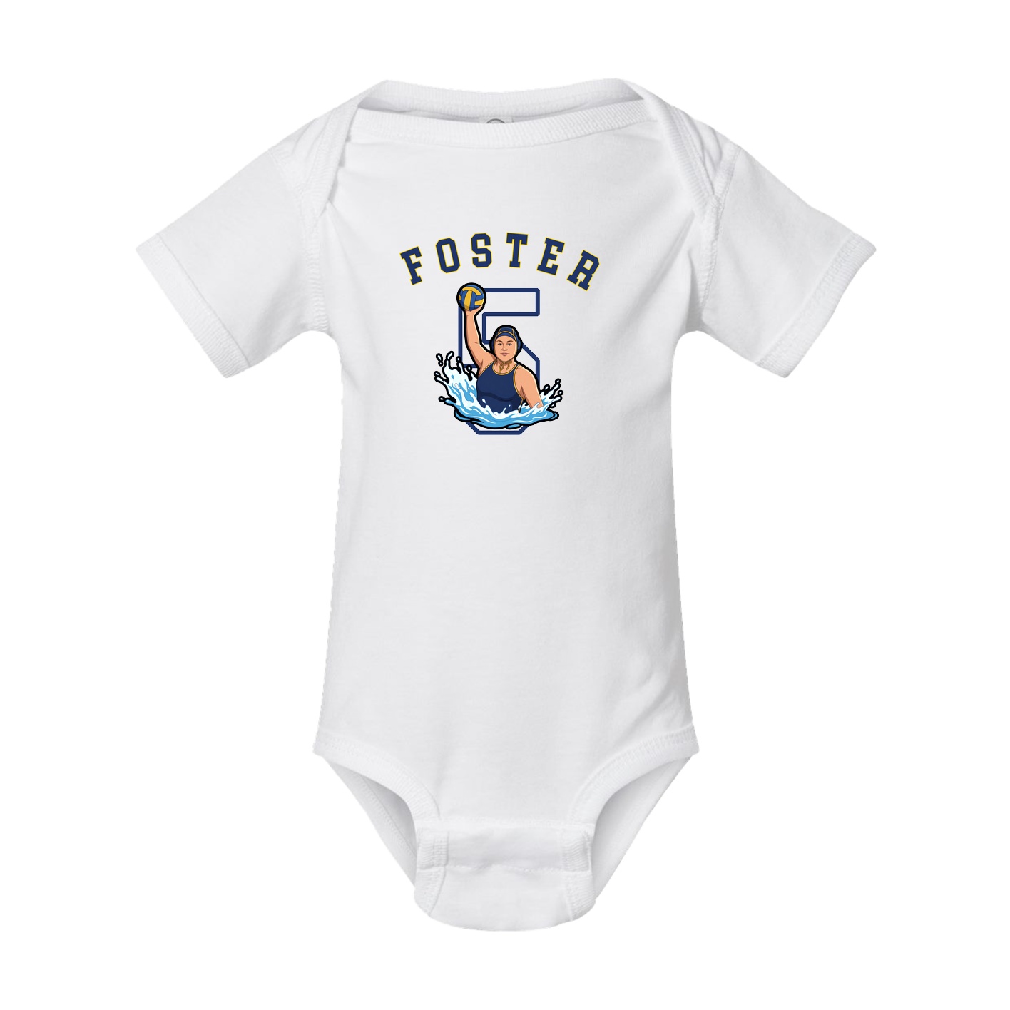 Baby Onesie — Shirsey Arch in White