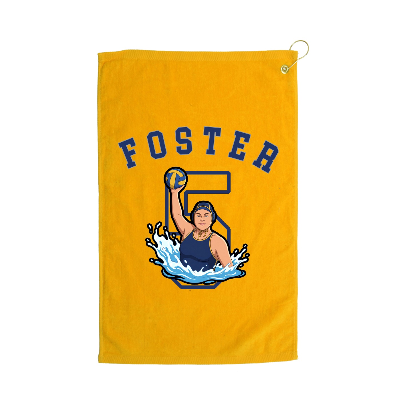 Golf Towel — Shirsey Arch in Gold
