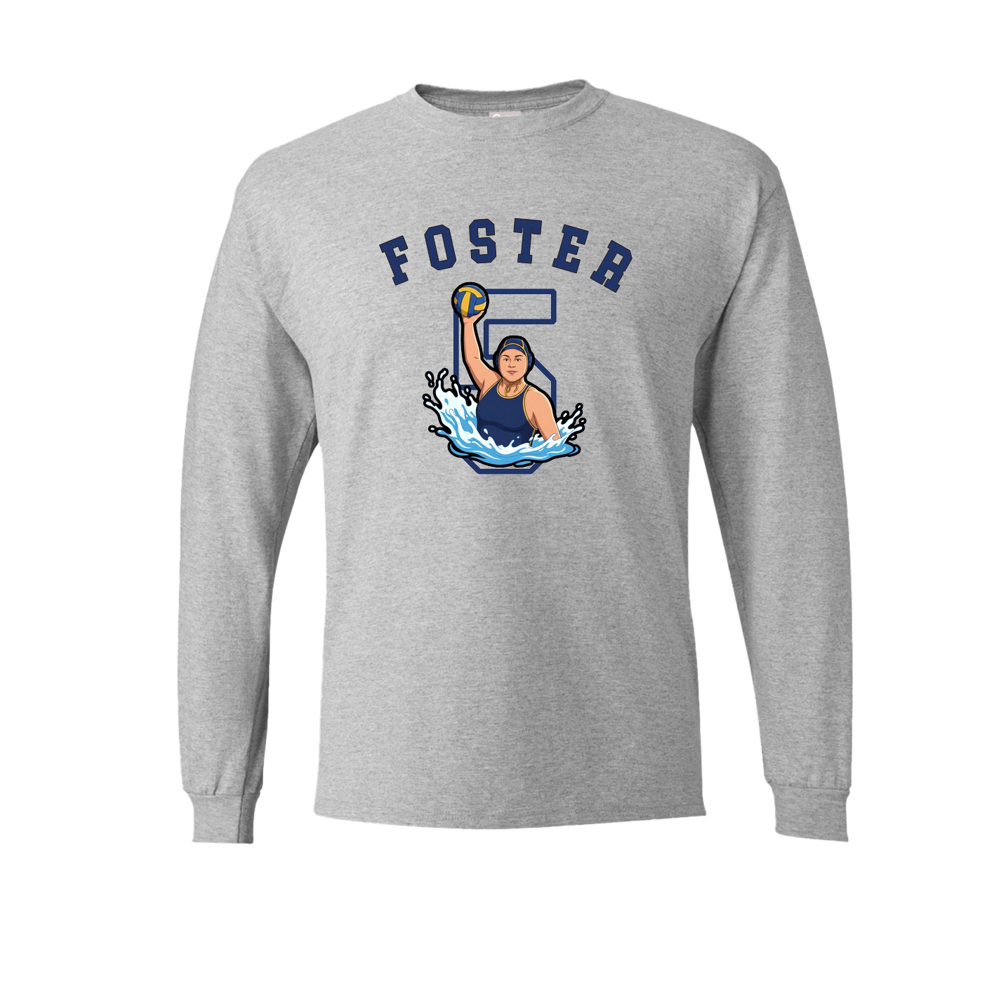 Long Sleeve Tee — Shirsey Arch in Grey