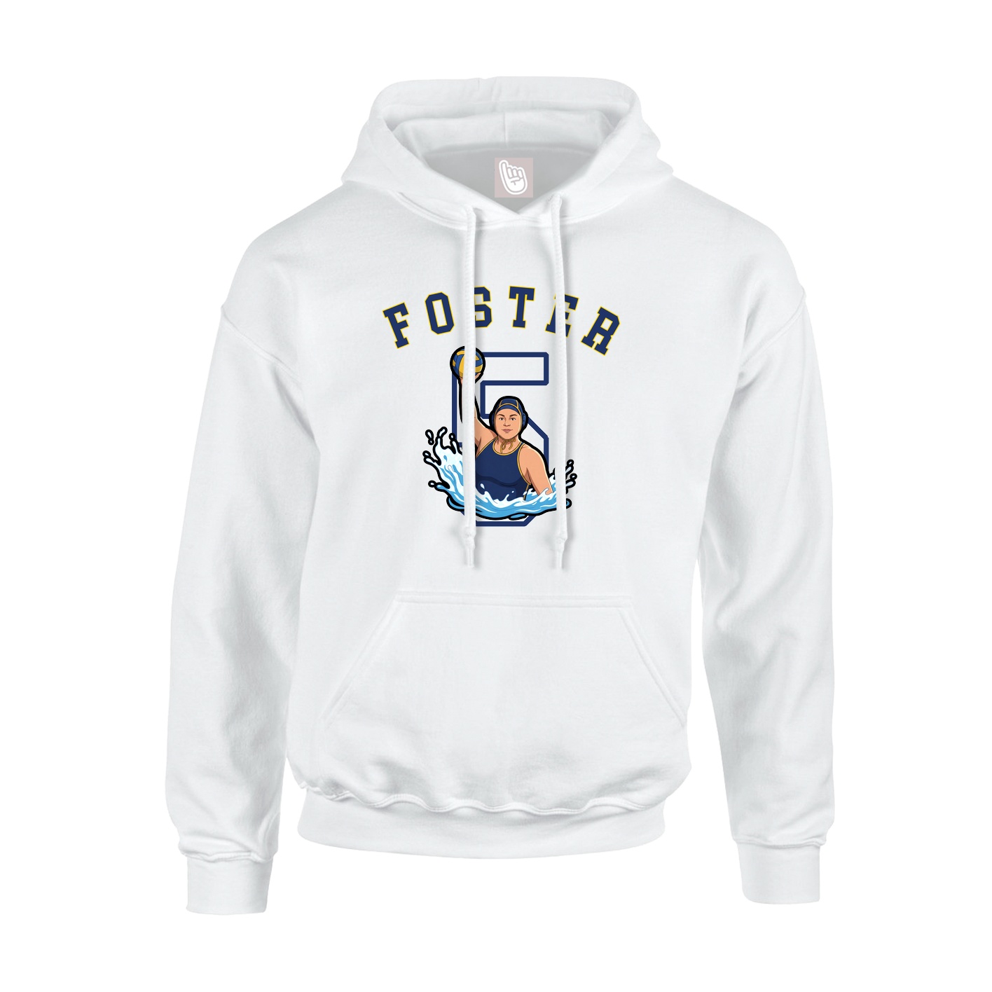 Youth Hoodie — Shirsey Arch in White