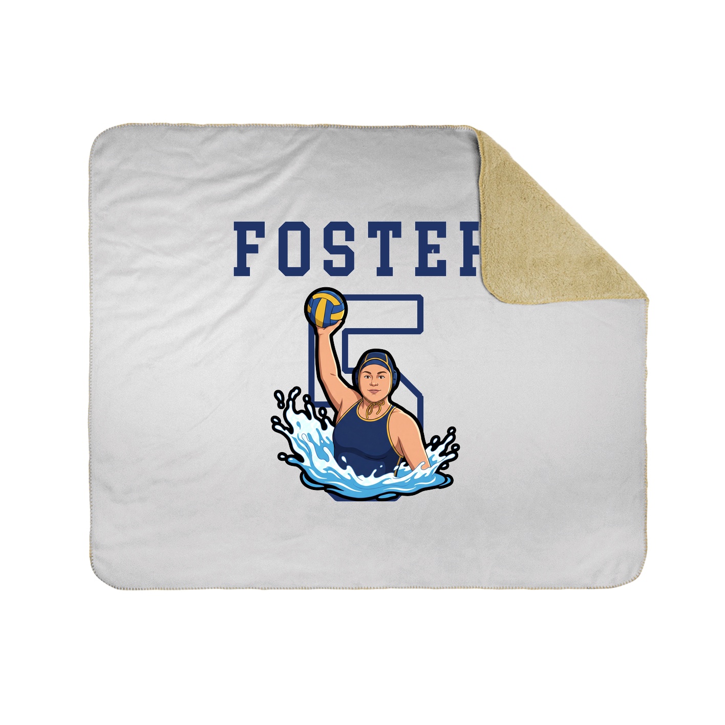 Throw Blanket — Shirsey in White
