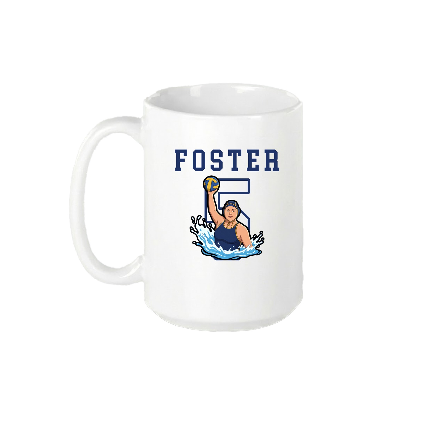 15oz Coffee Mug — Shirsey in White