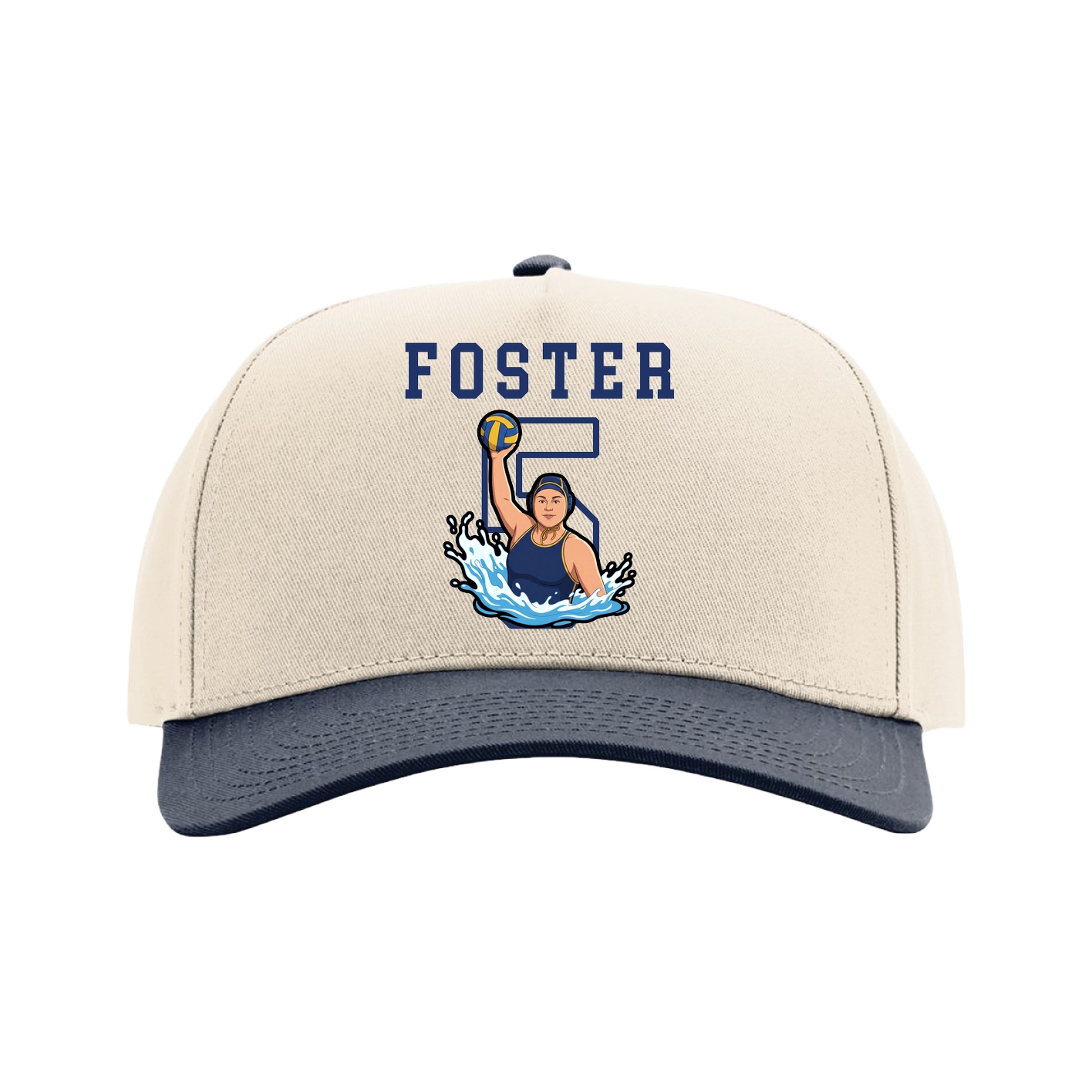 Full Fabric Five-Panel Champ Cap