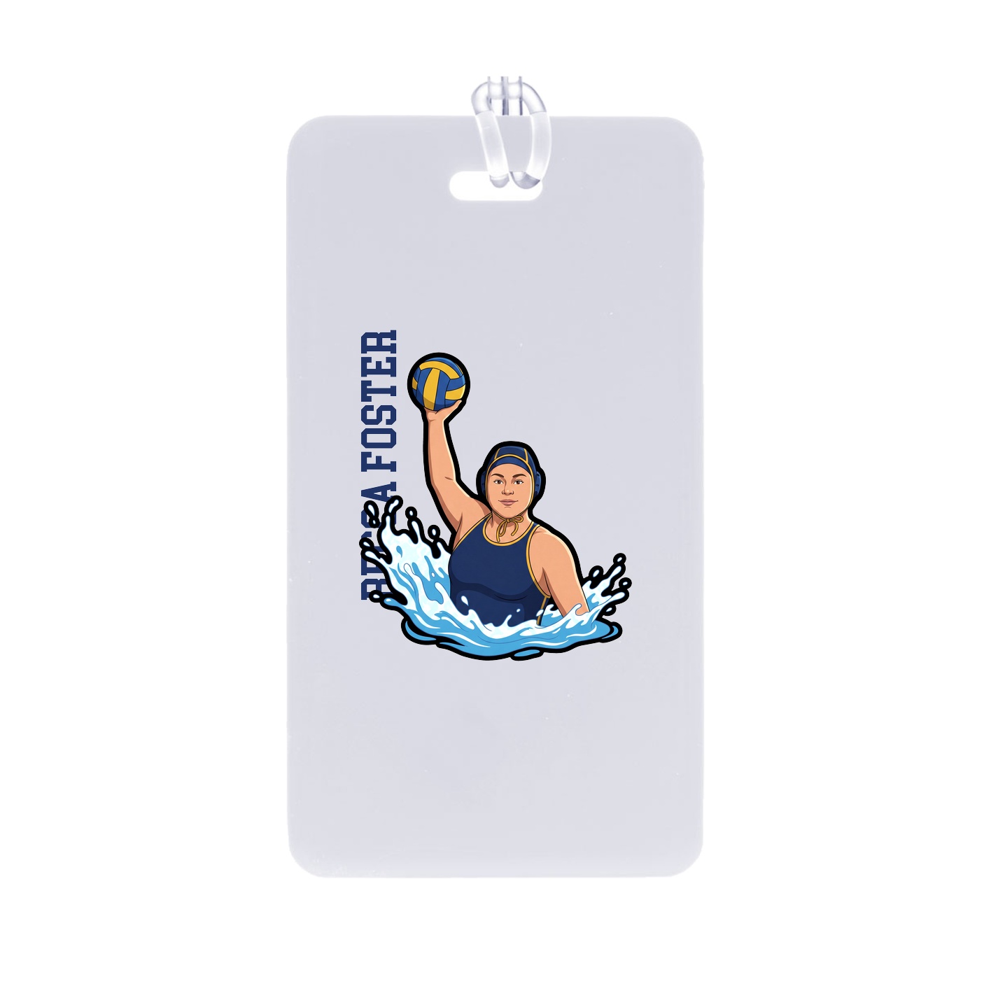 Bag Tag — Name Vertical in Classic