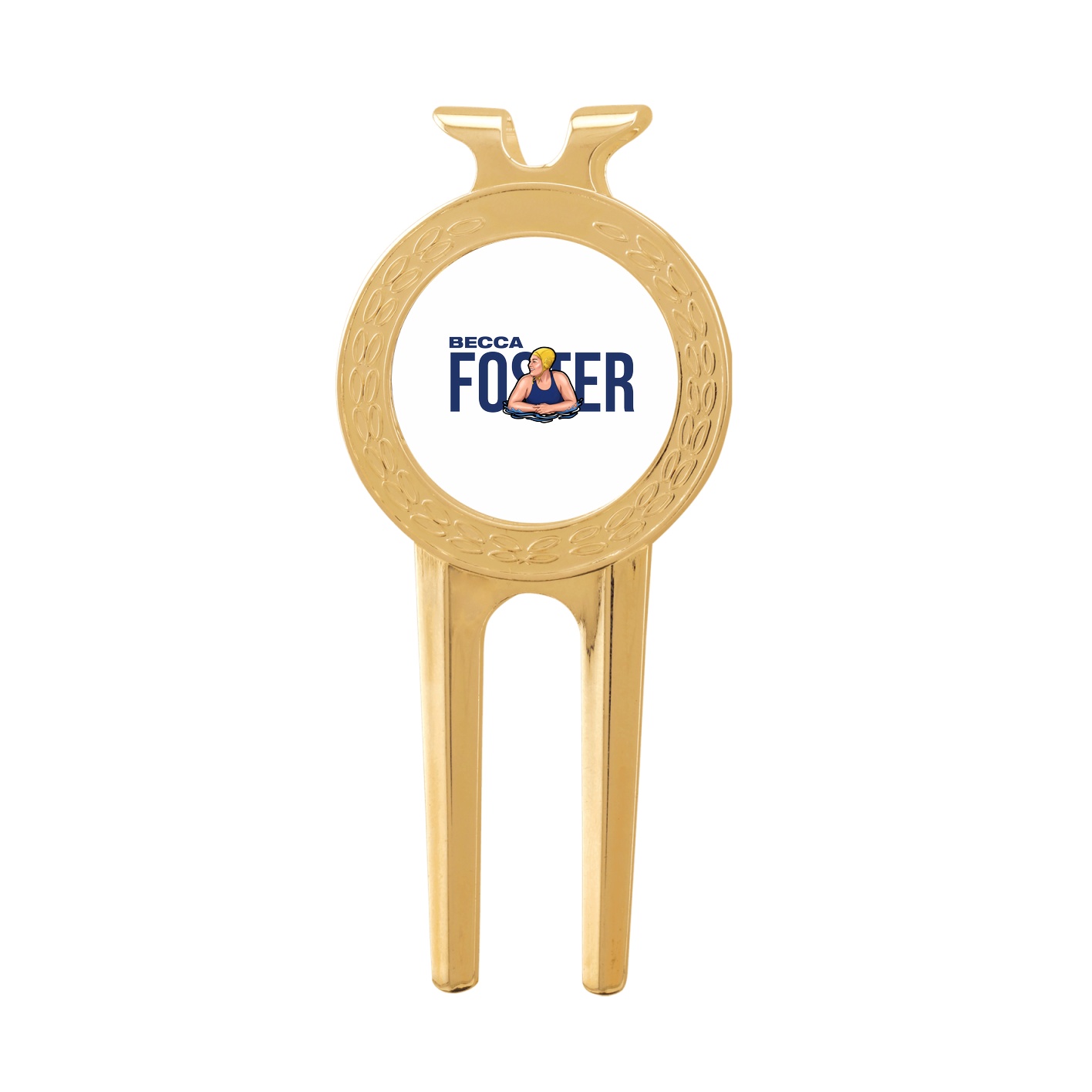 Divot Tool with Ball Marker — Player Name in Classic