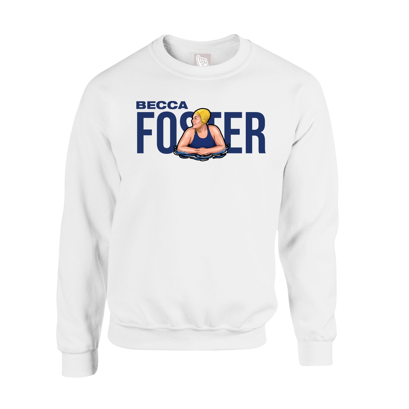 Fleece Crew — Player Name in White