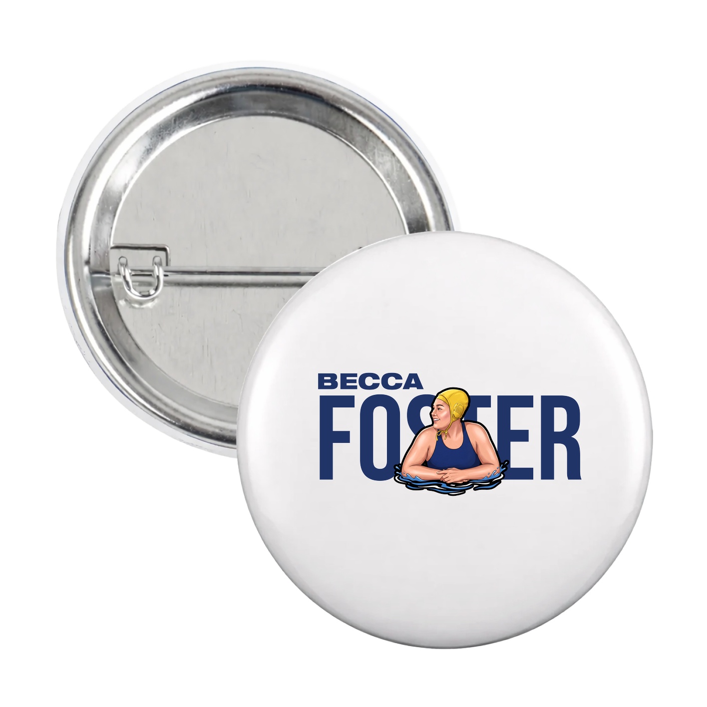 Game Day Button — Player Name in White