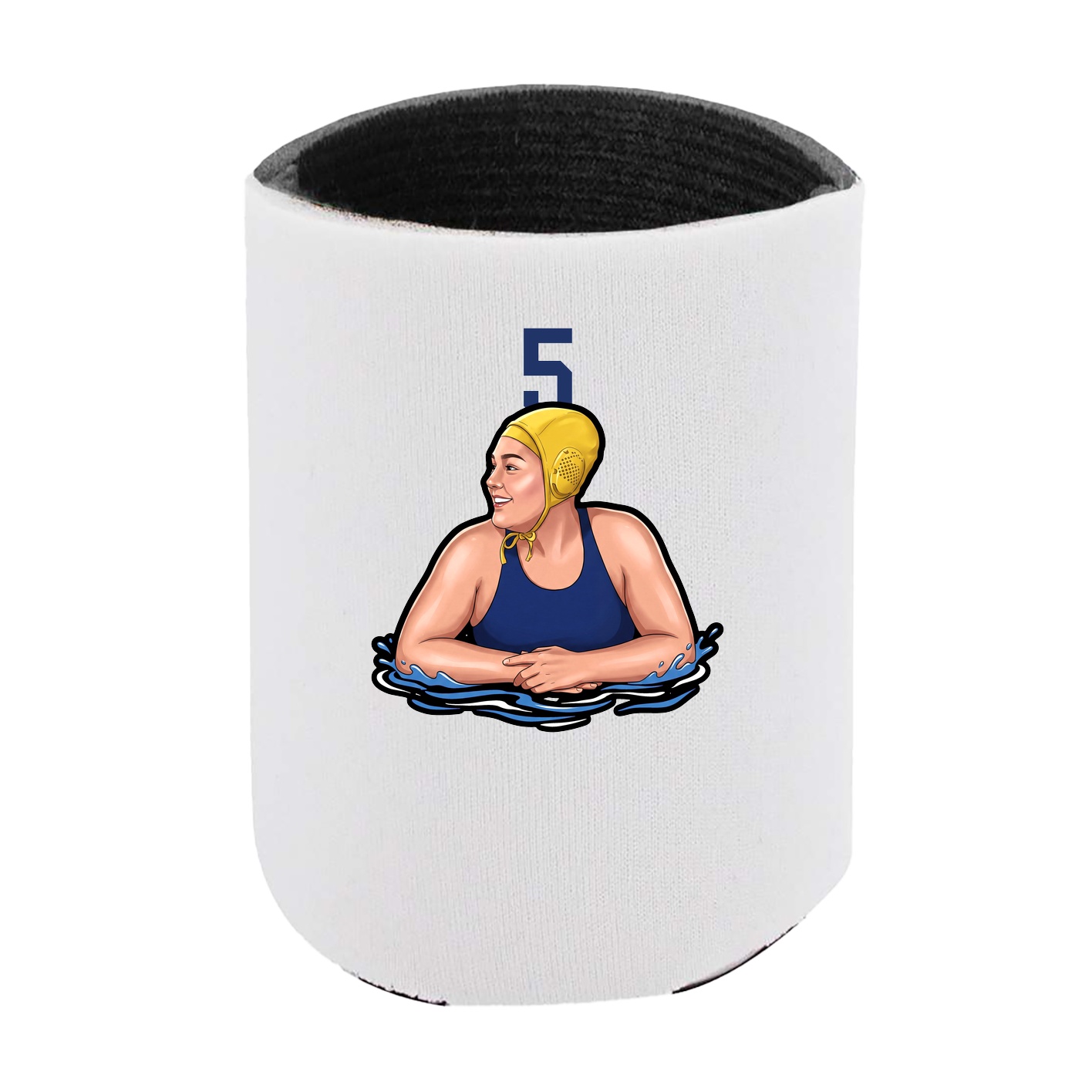 Can Holder — Number Top in White
