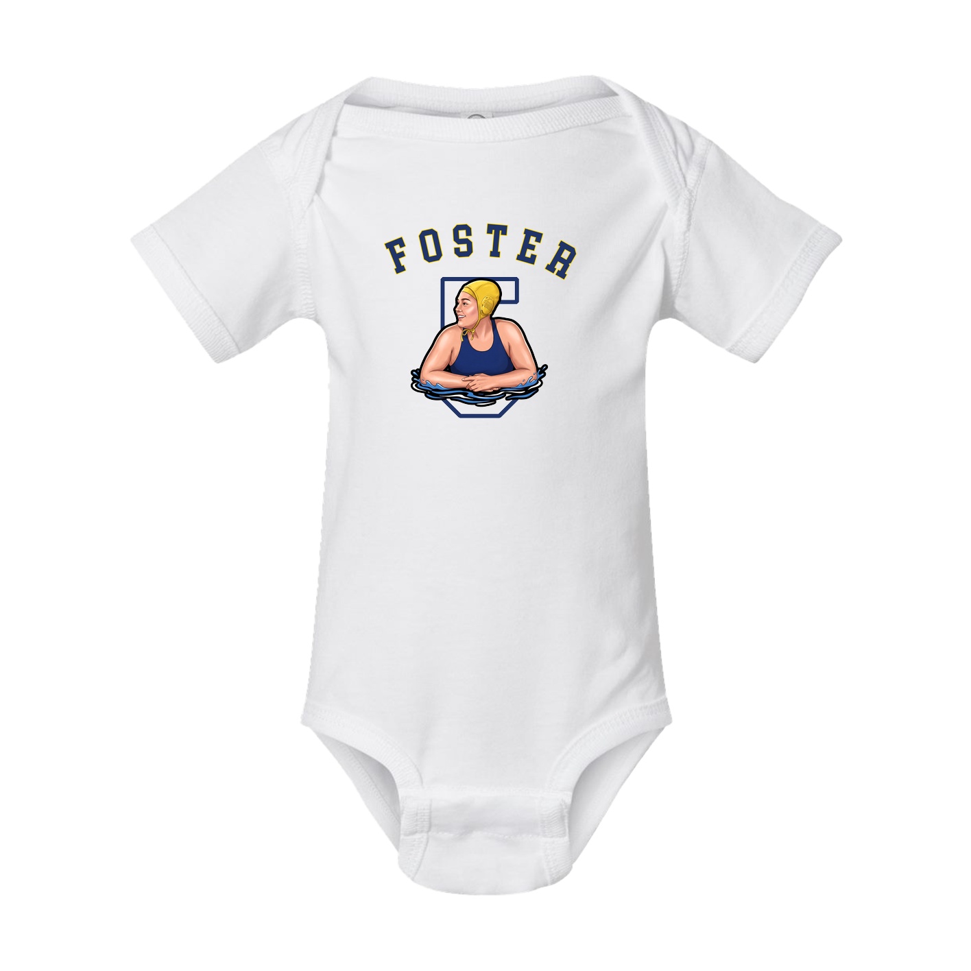 Baby Onesie — Shirsey Arch in White
