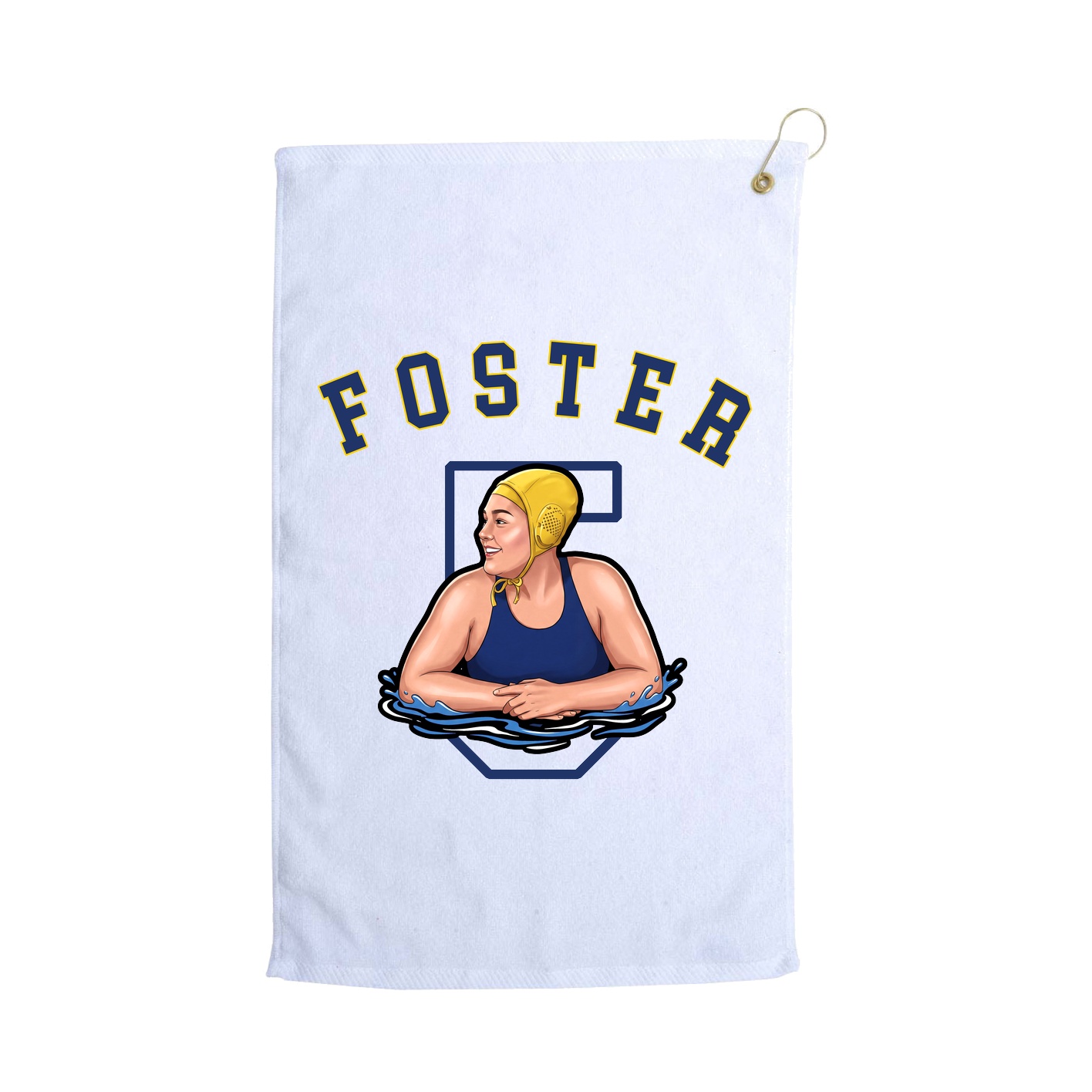 Golf Towel — Shirsey Arch in White
