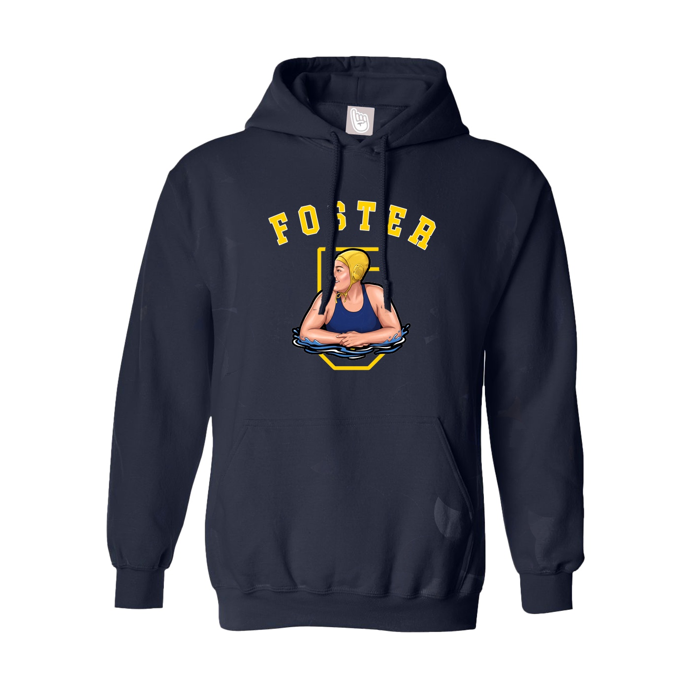 Youth Hoodie — Shirsey Arch in Navy