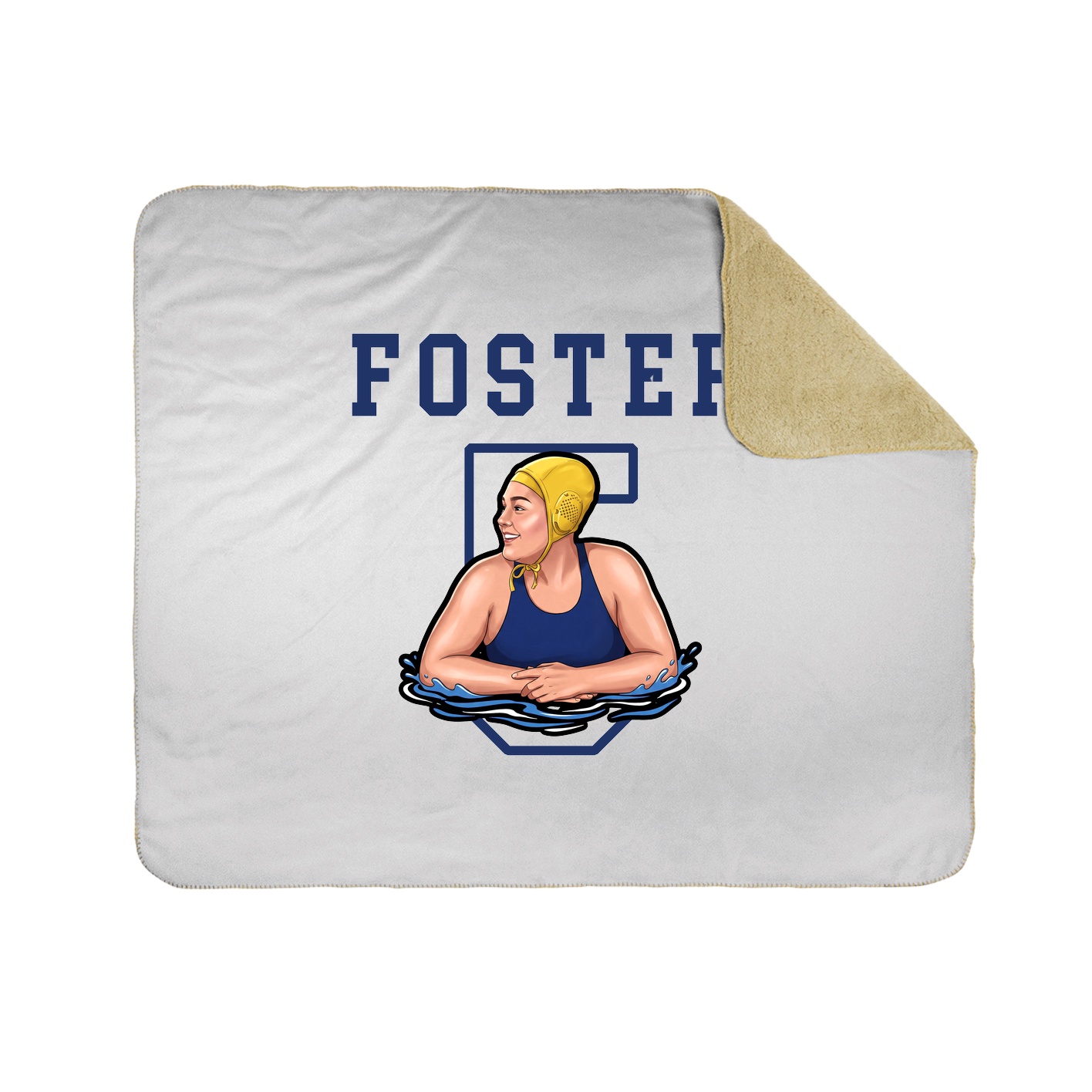 Throw Blanket — Shirsey in White
