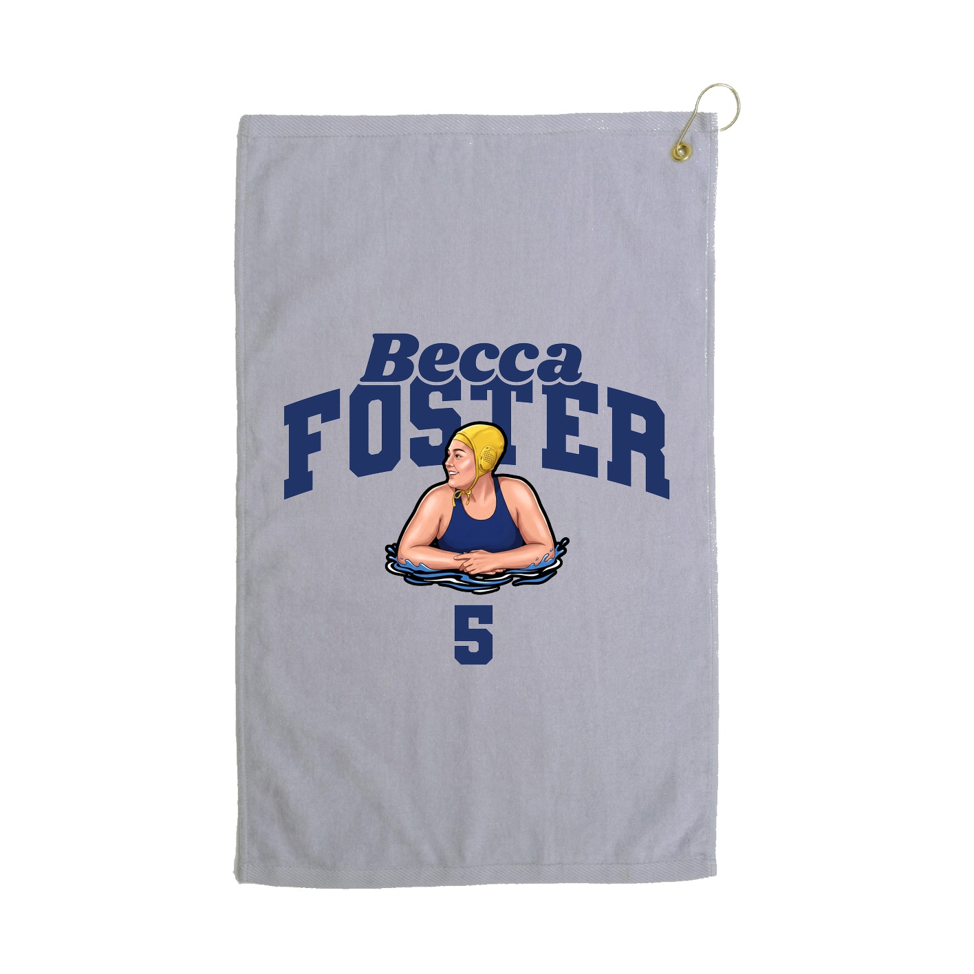 Golf Towel — Signature Arch in Grey