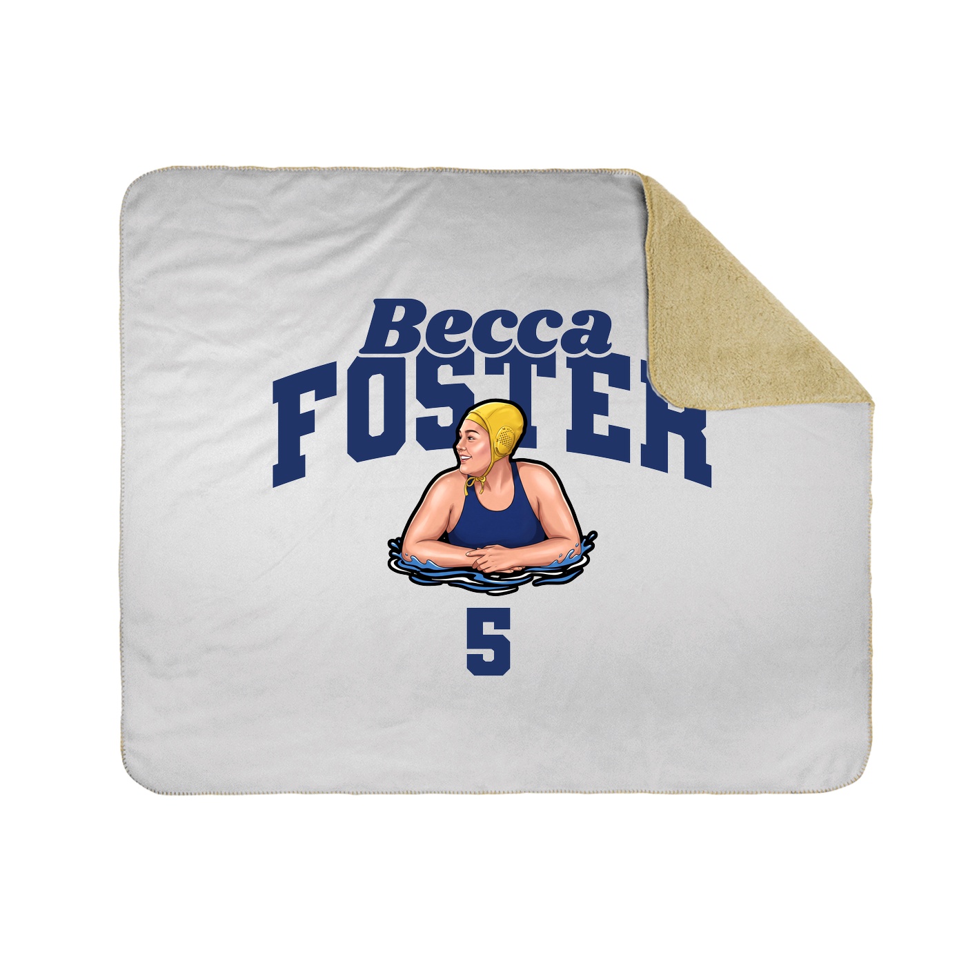 Throw Blanket — Signature Arch in White