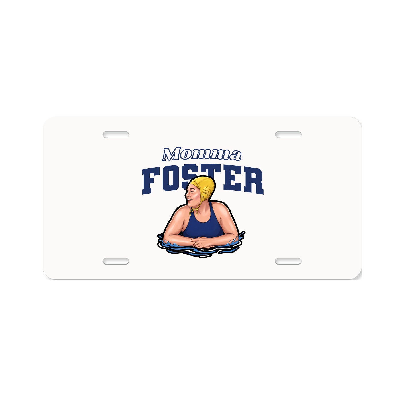 License Plate — Mothers Day Block in Classic