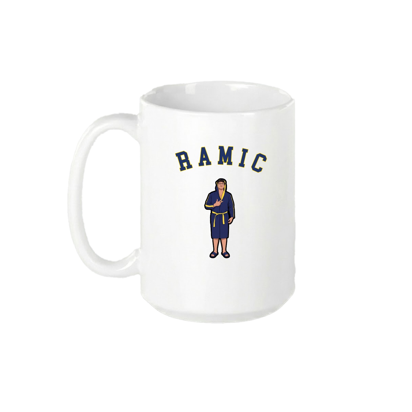 15oz Coffee Mug — Shirsey Arch in White
