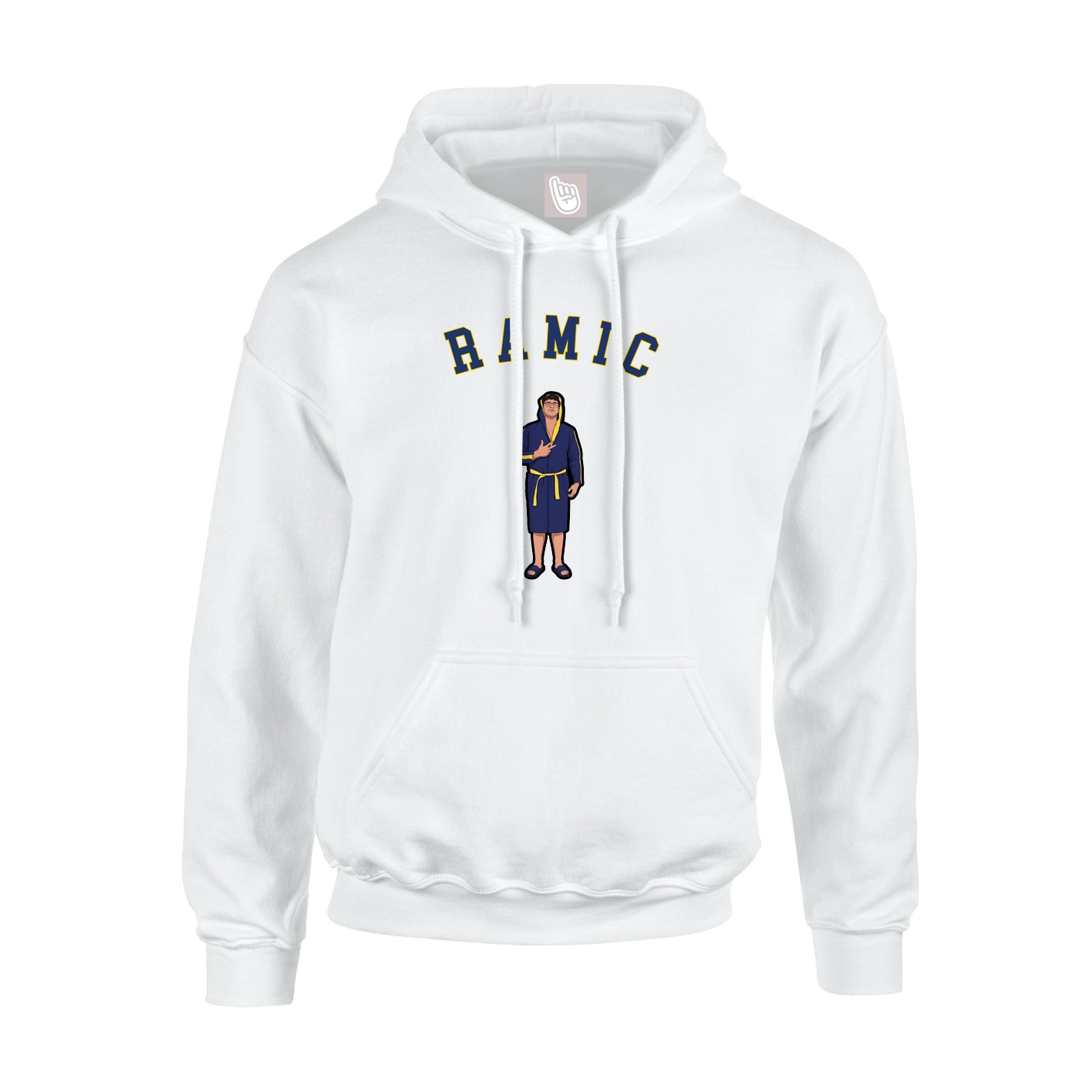 Youth Hoodie — Shirsey Arch in White