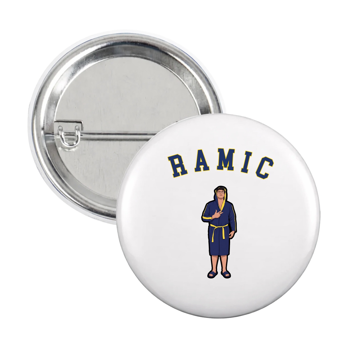 Game Day Button — Shirsey Arch in White