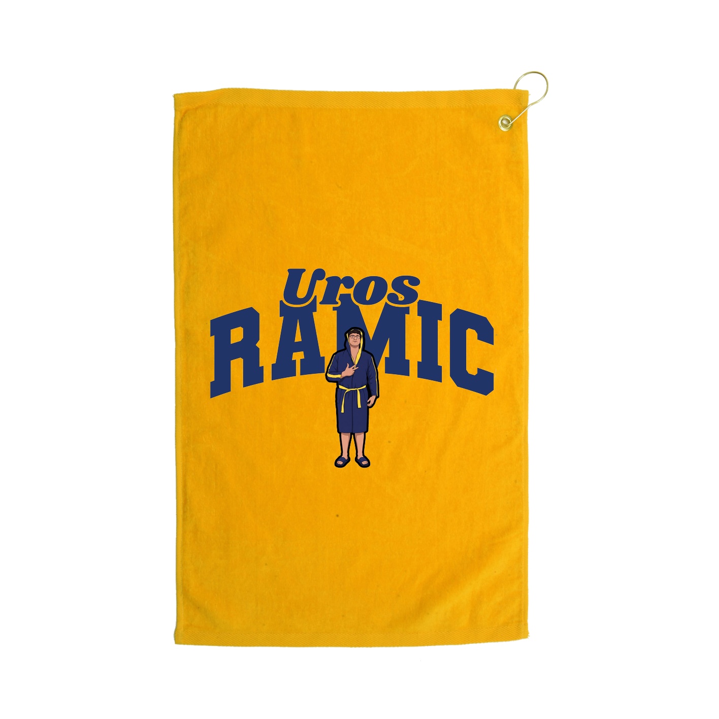 Golf Towel — Signature Arch in Gold