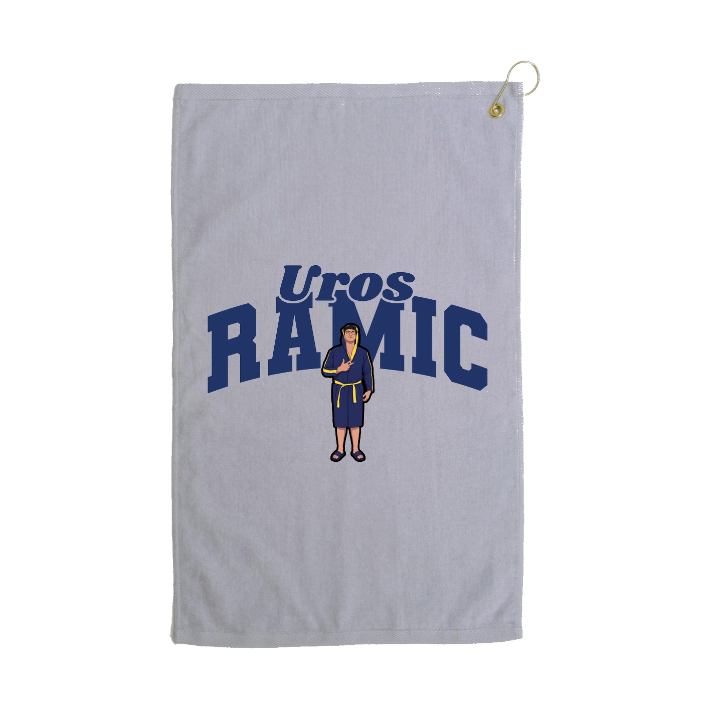 Golf Towel — Signature Arch in Grey