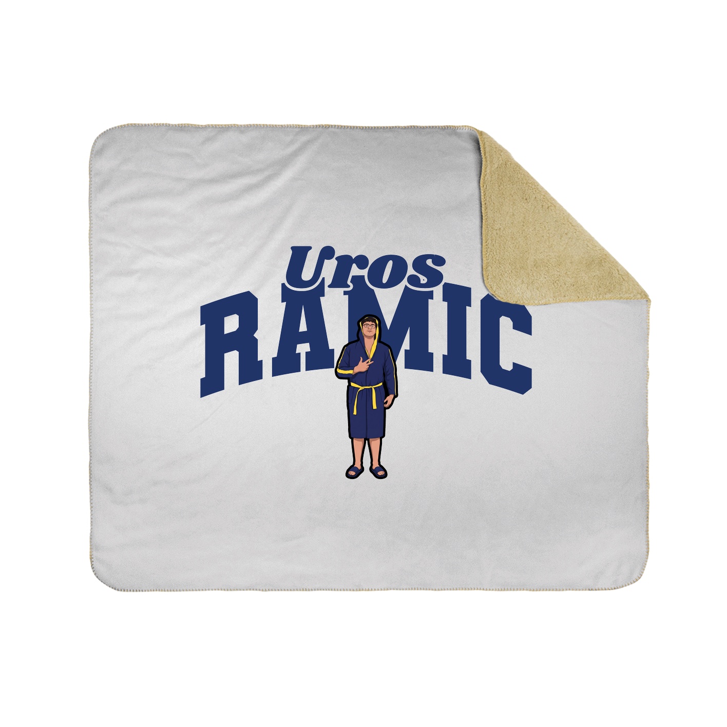 Throw Blanket — Signature Arch in White
