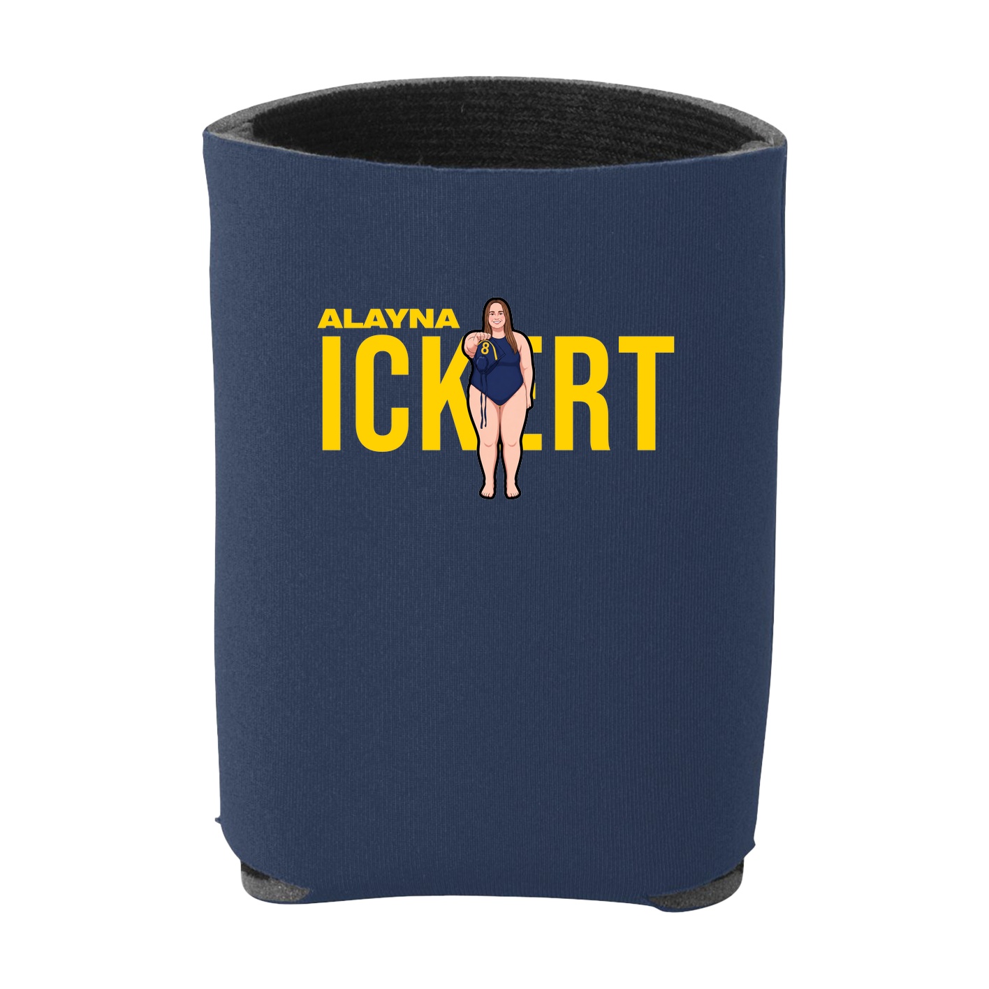 Can Holder — Player Name in Navy