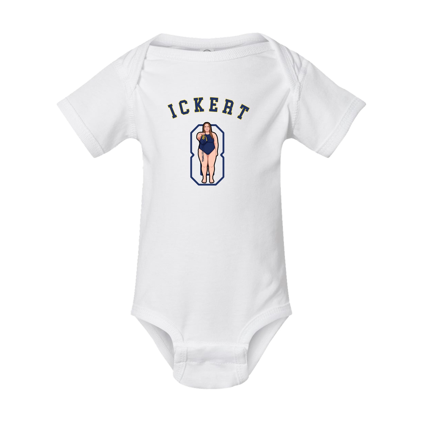 Baby Onesie — Shirsey Arch in White