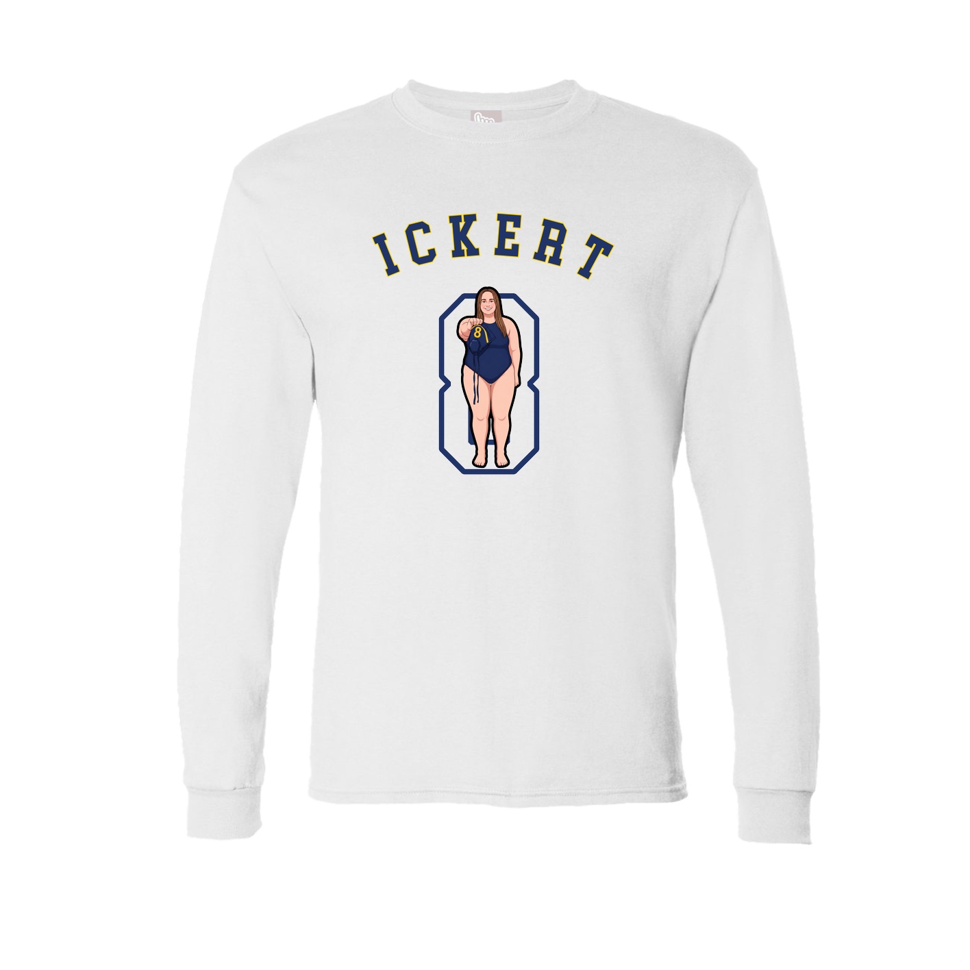 Long Sleeve Tee — Shirsey Arch in White