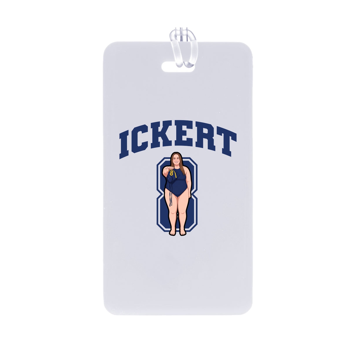 Bag Tag — Number in Classic