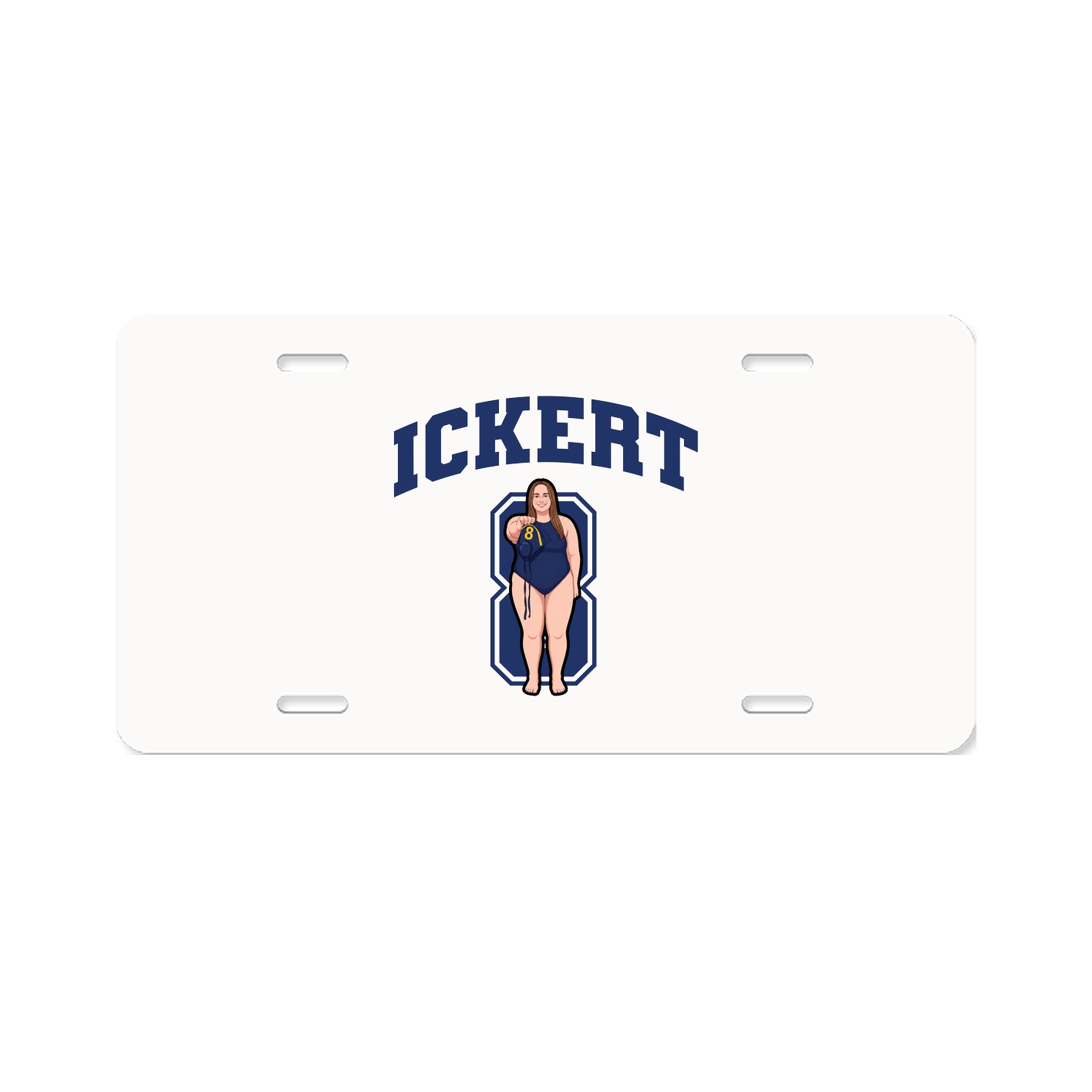License Plate — Number in Classic