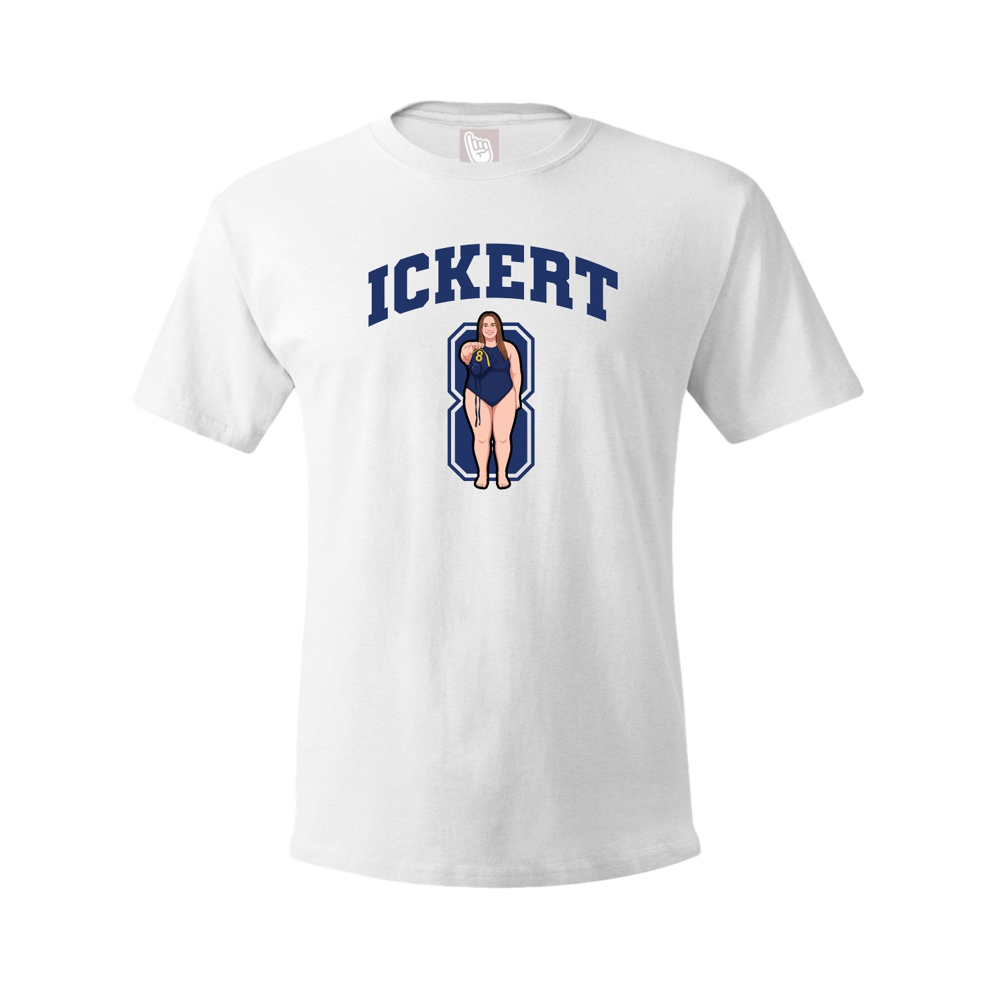 Tee — Number in White
