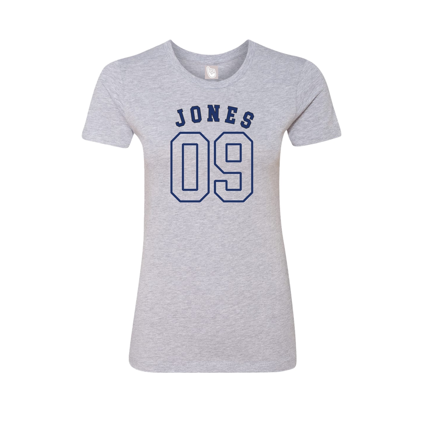 Fitted Women's Tee — Shirsey Arch in Grey