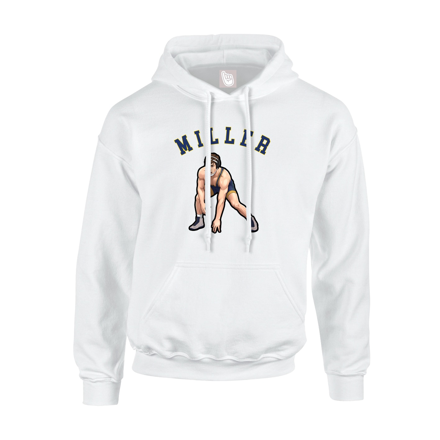 Youth Hoodie — Shirsey Arch in White